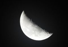 Der Mond und des Wetter