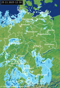 Vor allem im Süden nass